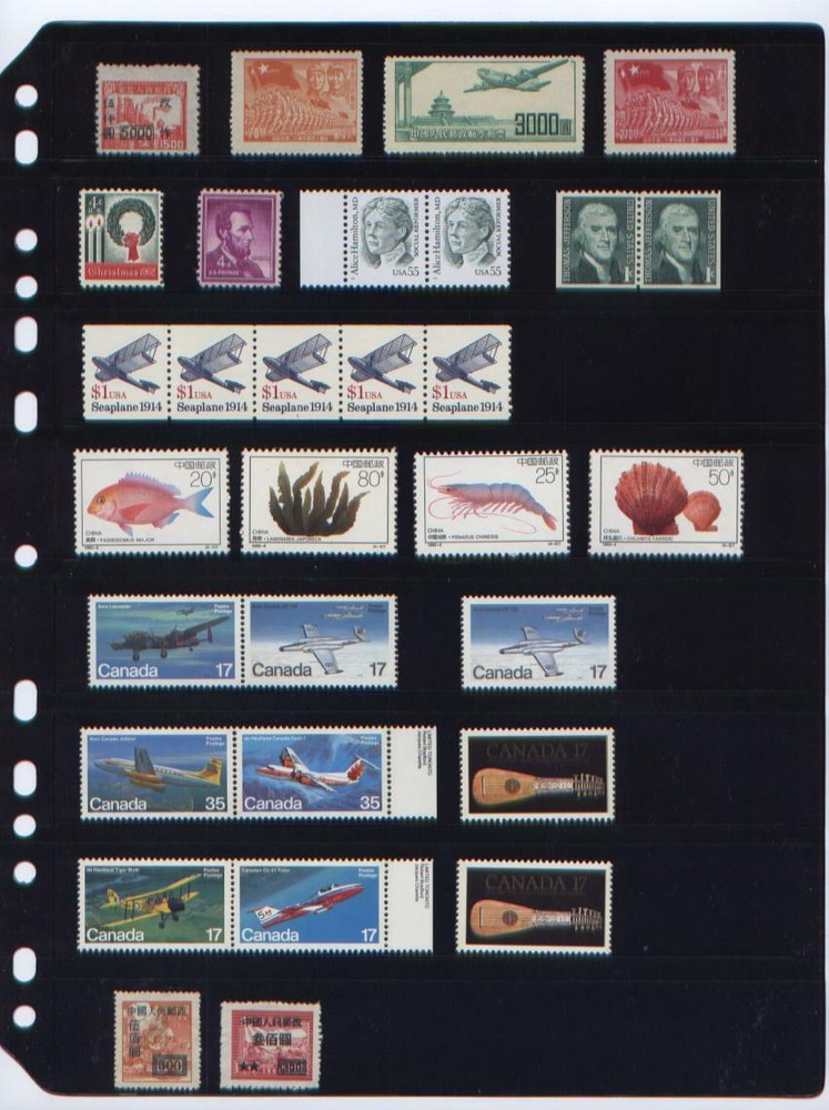 **ANCHOR 100 New Stock Pages 8S (8- rows) Sheets – Black sheets–FREE SHIPPING.