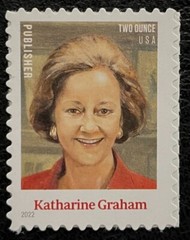 2022 Scott #5699 – Forever – KATHERINE GRAHAM – PUBLISHER – Single Mint NH
