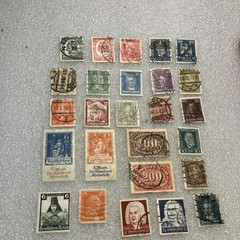 26 USED/HR mixed Deutsches Reich/Germany/Bayern Stamps; 1933- 1945; $1 Ships.