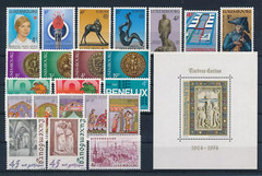 LUXEMBOURG 1974 COMPLETE YEAR SET MINT NEVER HINGED MNH (SEE PICTURE)