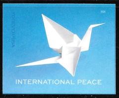 2026 IMPERFORATE (NO DIE-CUT) International Peace Single, MNH