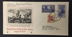 Art Craft Bicentennial Cover: British Forced Out of New Jersey August 19 1979