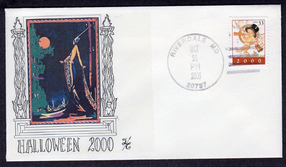 2000 Queensbury Halloween Uncolored Holiday Event QZ337