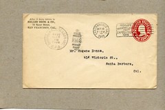 SELLER BROS. & CO., SAN FRANCISCO, CALIFORNIA – A BEAUTIFUL COVER (SEE NOTES)