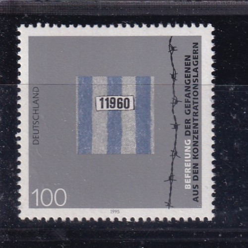 Bundesrepublik MNH ** 1796 opening of concentration camps single from sheet