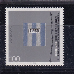 Bundesrepublik MNH ** 1796 opening of concentration camps single from sheet