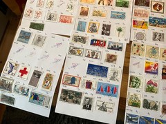 German stamps M&U Reich stamps inflation posed ddr 77 approval leaves *a505
