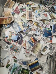 Collection lot 100 different stamps of Germany off paper