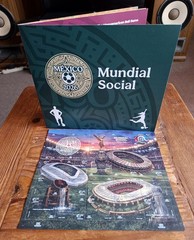 2026 WORLD SOCCER CUP Stadiums & official ball 25 stamp pane + official folder