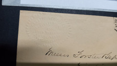 RARE FIND, 1855, U10 NESBITT, ENVELOPE, MUST HAVE USED