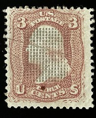 US Stamps; Scott #85 1867 Grilled Issues MINT (Scarce Stamp) w/PSE Cert. $8,000