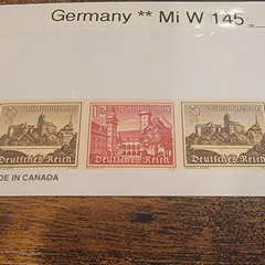 Germany Semi-Postal Stamps 3+2 & 12+6 MNH Mint Never Hinged Multi-Color Ungraded