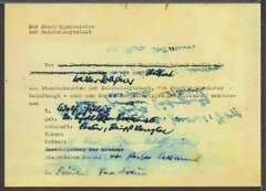 ✔️ GERMANY 3. Reich Heinz Linge RARE SIGNATURE POSTCARD – REPRODUCTION!!!