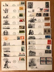 1950s-1970s FIRST DAY COVERS – U.S. FDCs LARGE COLLECTION ( for 2 COVERS )