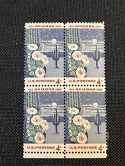 Vintage US Postage Stamps Unused Lot Of 37 Stamps Of Historical Events & States