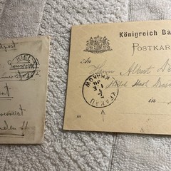GERMANY-(1890-1916)-Historical,Classic Events.lot of 2 Postcards & 1 Cover #24