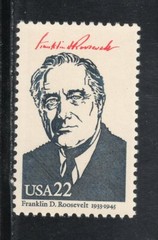 2219d * FRANKLIN D ROOSEVELT ** President 1933-1945 ** U.S, Postage Stamp MNH