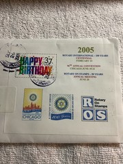 U.S.-2005 -Rotary International-100 Years- Cover – FDI & THE ROS BULLETIN- #33
