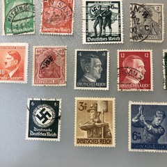 22 (USED/few MLH) Vintage Deutsches Reich/Germany Stamps; 1933- 1945; $1 Ships.