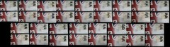 London 2012 Paralympic Games Gold Medal Winners FDC Full Set 34 Mini Sheets