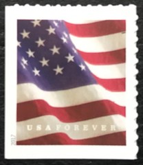 US – 2017 Star and Stripes booklet single FOREVER #5161 – VF MNH