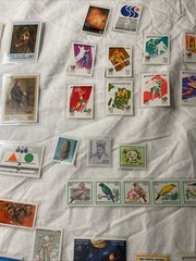 KOREA-(1985-87)-HISTORICAL EVENTS-lot of 45-Stamps,Singles/STRIPS-CV.$50.MNH#532