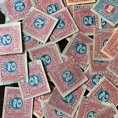 OHIO VENDORS RECEIPT STAMPS, INVESTOR’S LOT INCLUDES 125 STAMPS