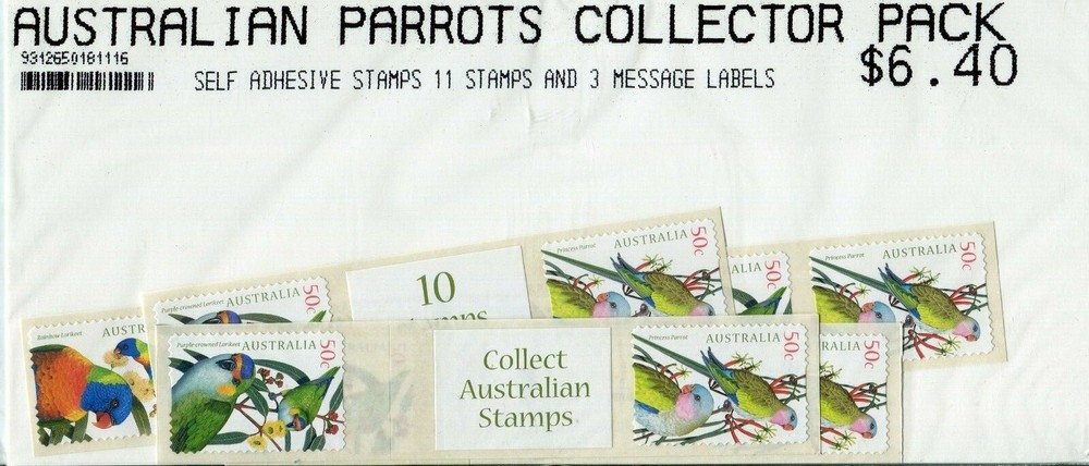 2005 Australian Parrots – Peel & Stick Collectors Pack