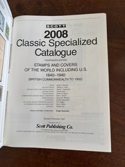 Scott 2008 Classic Specialized Stamp Catalogue With Hardcover New