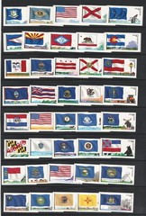 2008-2012 Flags of Our Nation Complete Set of 60 Coil Stamps 4273-4332