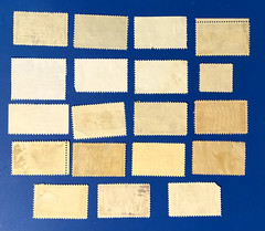 19 Used Postage Stamps Issued 1933 to 1987 Commemorating Historical Events