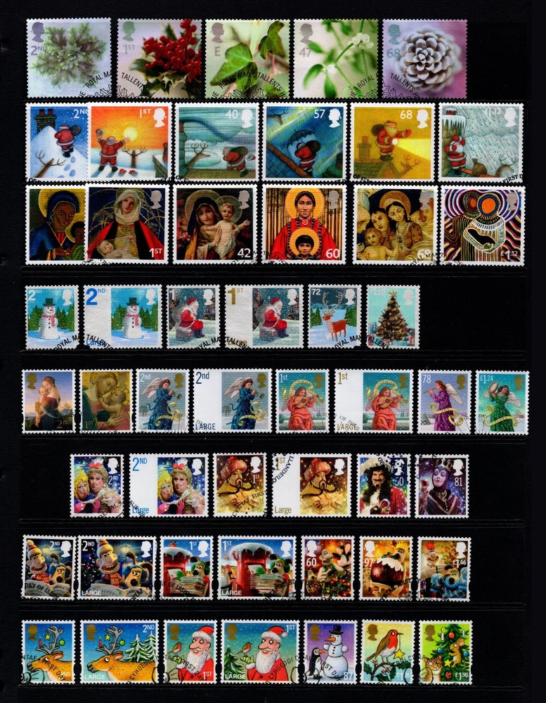 CHRISTMAS 2002-2020 RANGE OF FINE USED SETS, CAT. £105+