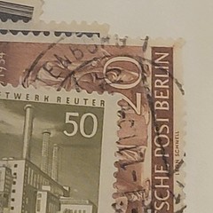 Germany Postage Stamps Berlin Mixed Denominations Used Multi-Color Lot