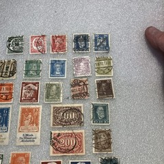 26 USED/HR mixed Deutsches Reich/Germany/Bayern Stamps; 1933- 1945; $1 Ships.