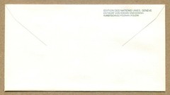 U.N. NATIONS UNIES, GENEVE 1981 10th. ANN. VOLUNTEER PROGRAME Fs0.40-70 FDC