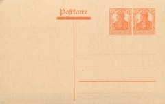 E0024 Postal Stationery Card Germany Third Reich 1933-1945 German Empire unused