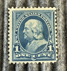 US Scott Stamp #264 Unused Most Original Gum Hinged