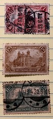 1872-1922 DEUTSCHE REICH POSTAGE STAMPS