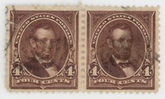 US Scott #280 Pair | Used | VF Very Fine
