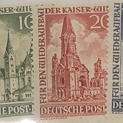 Germany Postage Stamps MNH Berlin 4 10 20 30+15 Wiederaufbau Multi-Color