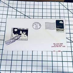 Apollo 8 6¢ Stamp First Day Cover 1969 Wildwood NJ Rocket Local Post Vintage FDC