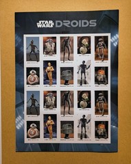 US Scott #5573-5582 Star Wars “DROIDS” Pane of 20 Forever Stamps MNH FREE S/H