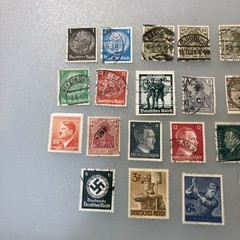 22 (USED/few MLH) Vintage Deutsches Reich/Germany Stamps; 1933- 1945; $1 Ships.