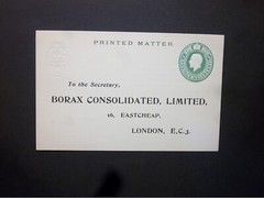GB Stationery STO KGV 1/2d green embossed ‘Consolidated’ Proxy Postcard H&B CS44