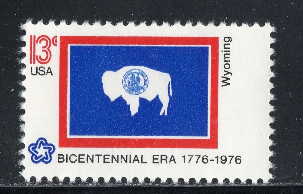 1676 * WYOMING STATE FLAG * U.S. Postage Stamp MNH