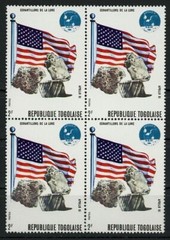 American Revolution Military War Historical Events Block of 4 Stamps MNH
