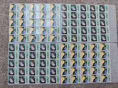 ** 100 × 2nd Second Class Stamps Unfranked Barcoded Genuine With Original Gum **