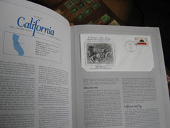 Book State Flag 50 First Day Covers 1976 Stamp Sheet Westport Collectors Society