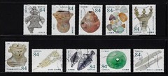 Japan 2022 World Heritage Jomon Sites 84Y Complete Used Set Sc# 4608 a-j