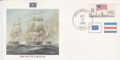 TurtlesTradingPost- USS South Carolina- Great Fighting Ships- 1986 Columbia, SC